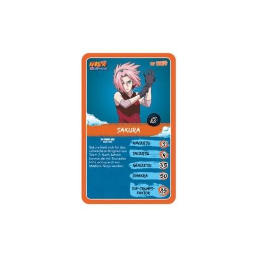 Naruto ShippudenCollectible Juego de cartas Top Trumps Quiz Anime Collectible *Edición Alemán*