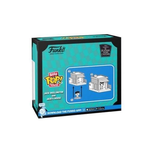 Pesadilla antes de Navidad Bitty POP! Town Vinyl Figura Jack at Home