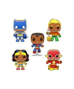 Pop! Heroes: DC Holiday - Gingerbread 5-Pack