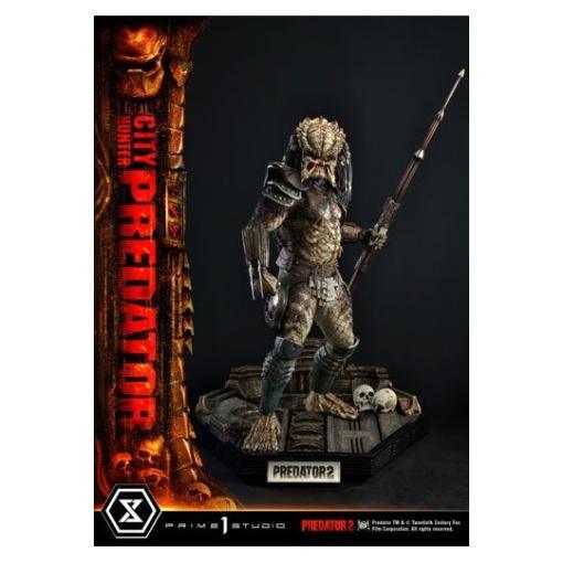 Predator 2 Estatua Museum Masterline 1/3 City Hunter Predator 105 cm