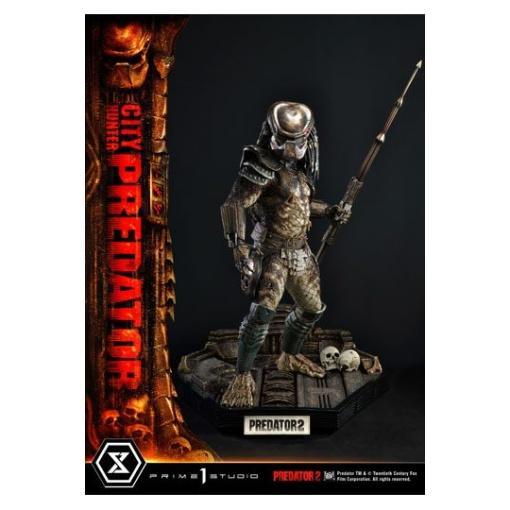 Predator 2 Estatua Museum Masterline 1/3 City Hunter Predator 105 cm