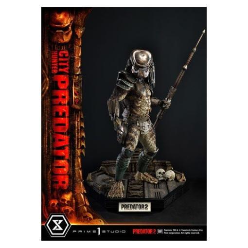 Predator 2 Estatua Museum Masterline 1/3 City Hunter Predator 105 cm