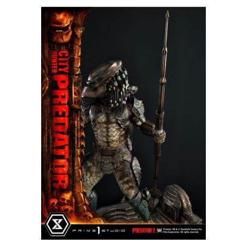 Predator 2 Estatua Museum Masterline 1/3 City Hunter Predator 105 cm