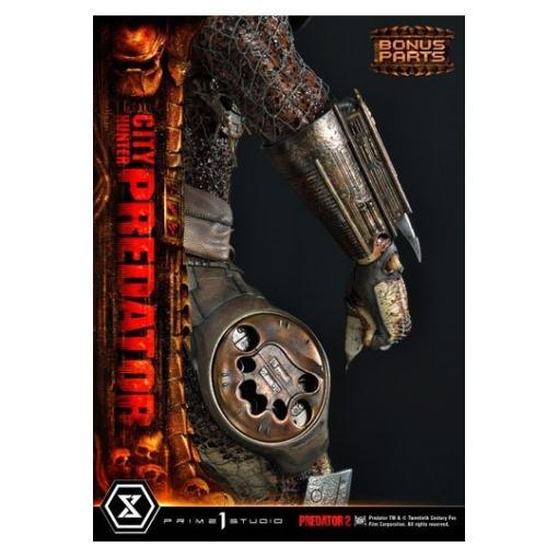 Predator 2 Estatua Museum Masterline 1/3 City Hunter Predator Deluxe Bonus Version 105 cm