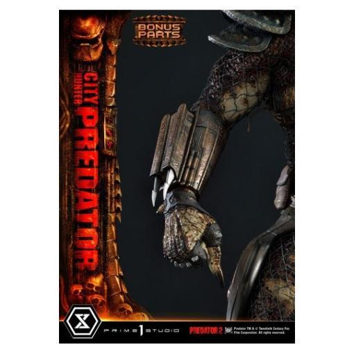 Predator 2 Estatua Museum Masterline 1/3 City Hunter Predator Deluxe Bonus Version 105 cm