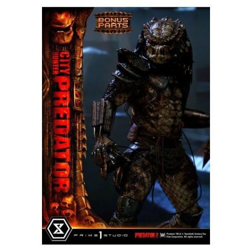 Predator 2 Estatua Museum Masterline 1/3 City Hunter Predator Deluxe Bonus Version 105 cm