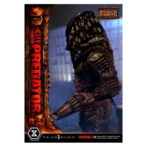 Predator 2 Estatua Museum Masterline 1/3 City Hunter Predator Deluxe Bonus Version 105 cm