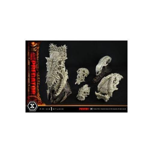 Predator 2 Estatua Museum Masterline 1/3 City Hunter Predator Ultimate Bonus Version 105 cm