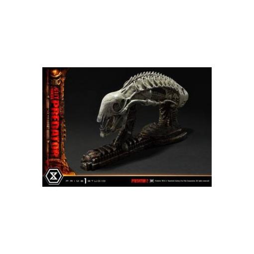 Predator 2 Estatua Museum Masterline 1/3 City Hunter Predator Ultimate Bonus Version 105 cm