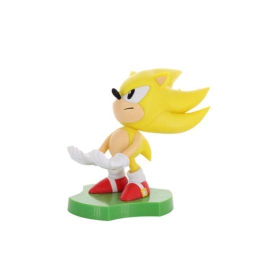 Sonic The Hedgehog Mini-Soporte Holdems Super Sonic 10 cm