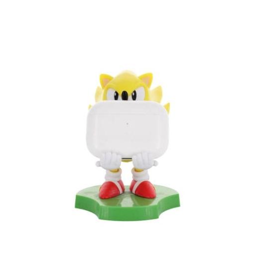 Sonic The Hedgehog Mini-Soporte Holdems Super Sonic 10 cm