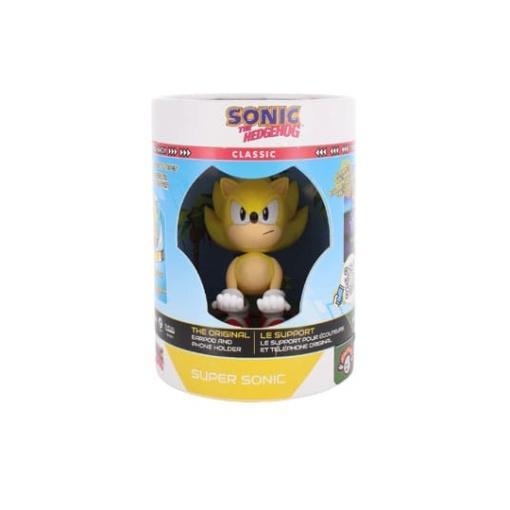 Sonic The Hedgehog Mini-Soporte Holdems Super Sonic 10 cm