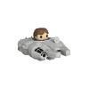 Star Wars Bitty POP! Rides Vinyl Figura Display Han Solo w/Millenium Falcon 2