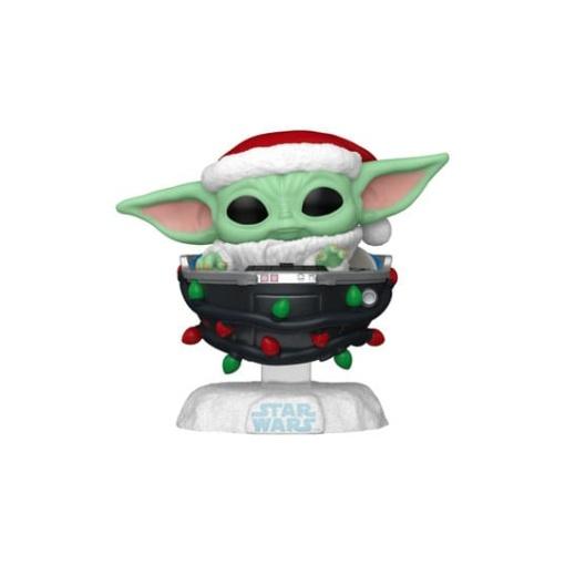 Star Wars: Mandalorian POP! Vinyl Figura Holiday Grogu Pram 9 cm