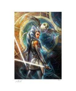 Star Wars: Rebels Litografia Ahsoka Tano and Morai: Old Friends 46 x 61 cm - sin marco