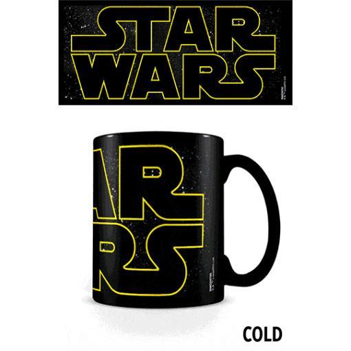 Star Wars Taza sensitiva al calor Logo Characters