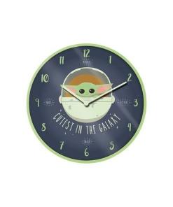 Star Wars The Mandalorian Reloj de Pared Cutest In The Galaxy