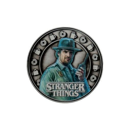 Stranger Things Moneda Eleven & Hopper 4 cm