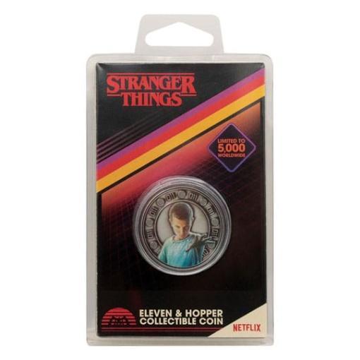 Stranger Things Moneda Eleven & Hopper 4 cm