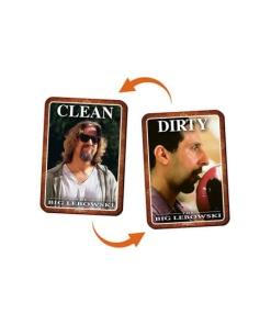 The Big Lebowski: Clean Dirty Dishwasher Magnet