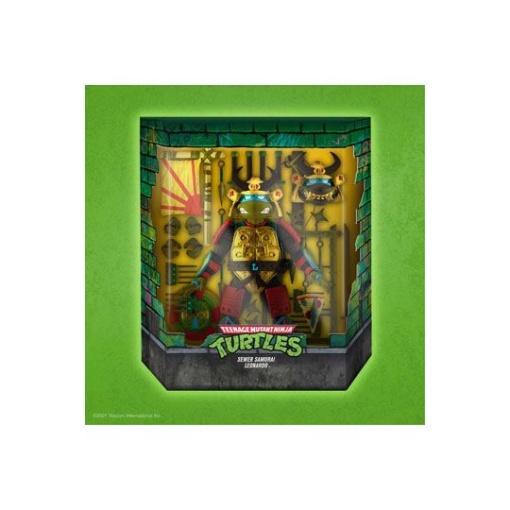 Tortugas Ninja Figura Ultimates Leo the Sewer Samurai 18 cm