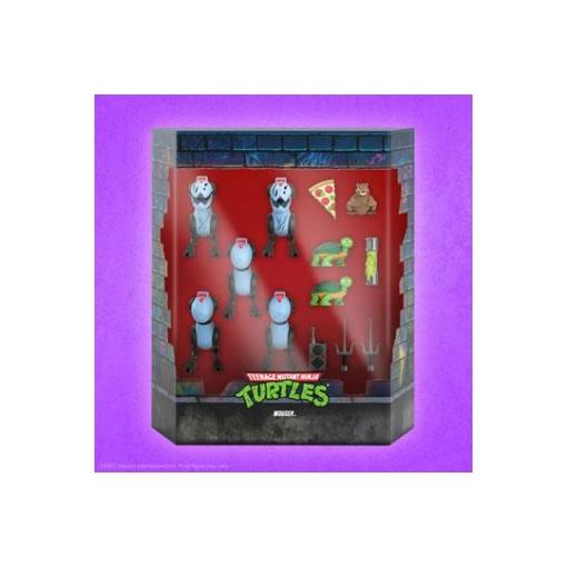 Tortugas Ninja PAck de 5 Figuras Ultimates Mousers 8 cm