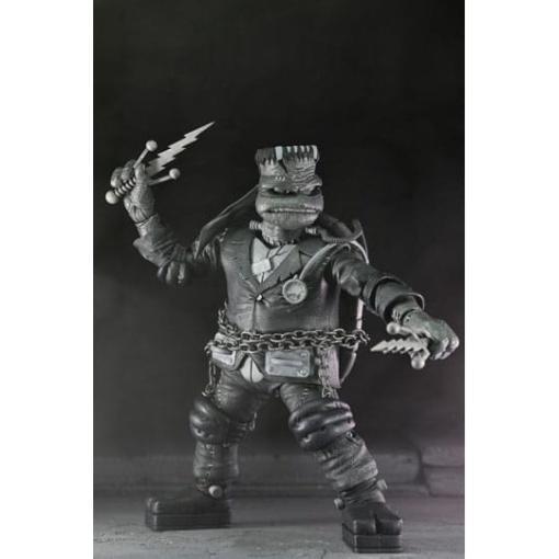 Universal Monsters x Teenage Mutant Ninja Turtles pack de 4 Figuras Turtles Black & White 18 cm