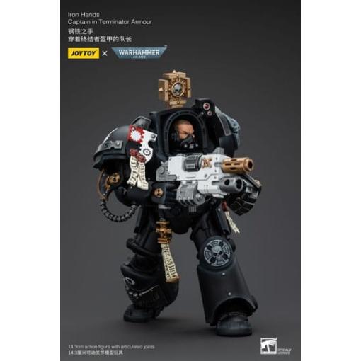 Warhammer 40k Figura 1/18 Iron Hands Captain in Terminator Armour 14 cm