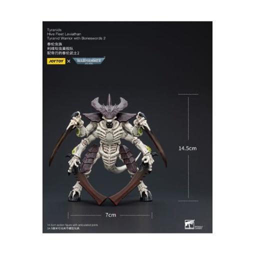 Warhammer 40k Figura 1/18 Tyranids Hive Fleet Leviathan Tyranid Warrior with Boneswords 2 15 cm