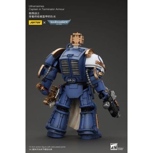 Warhammer 40k Figura 1/18 Ultramarines Captain In Terminator Armour 14 cm