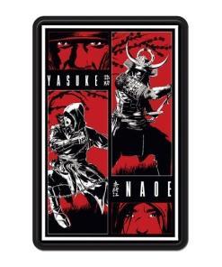 Assassin´s Creed Shadows cartel de metal Manga