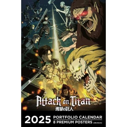 Attack on Titan Portfolio Calendario 2025 *Edición Inglés*