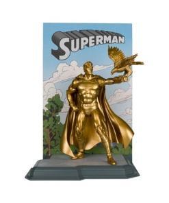 DC Multiverse Figura Superman (Centennial Park Tribute Statue) Gold Label 18 cm