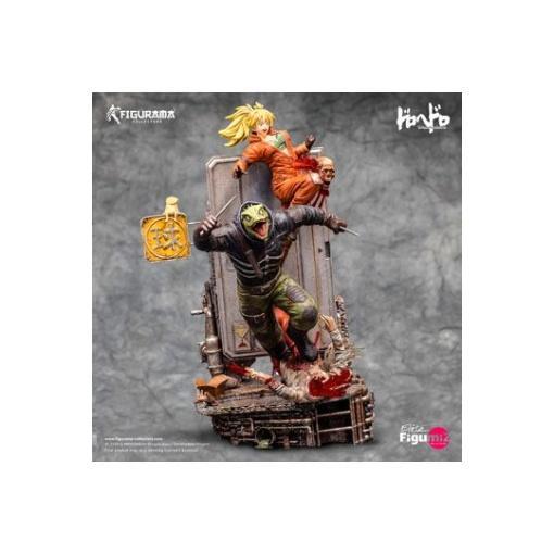 Dorohedoro Diorama Elite FigumiZ 1/8 Caiman & Nikaido 37 cm