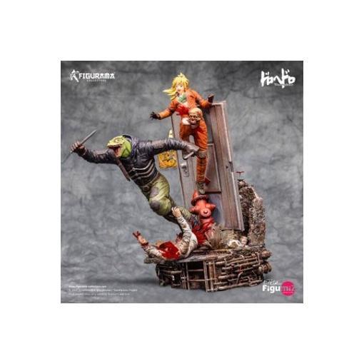 Dorohedoro Diorama Elite FigumiZ 1/8 Caiman & Nikaido 37 cm