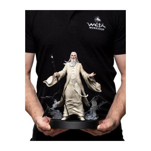 El Señor de los Anillos Figures of Fandom Estatua PVC Saruman the White 26 cm