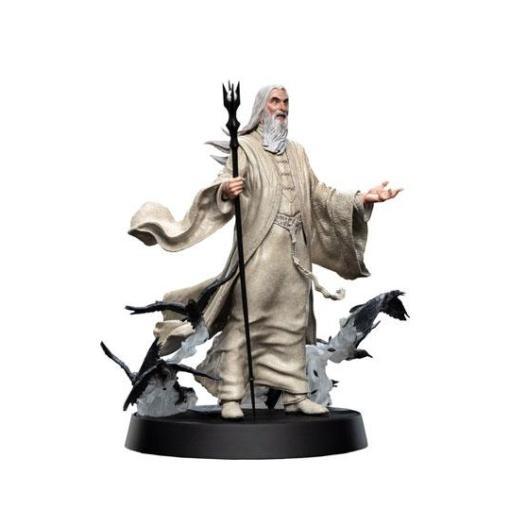 El Señor de los Anillos Figures of Fandom Estatua PVC Saruman the White 26 cm