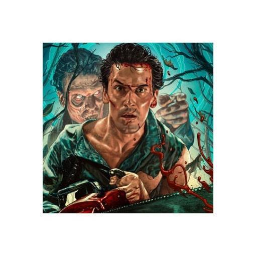 Evil Dead 2 Litografia Ash Williams 46 x 61 cm - sin marco