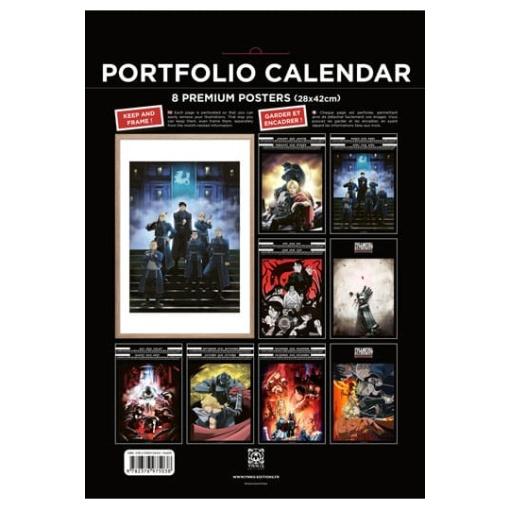 Fullmetal Alchemist Portfolio Calendario 2025 *Edición Inglés*