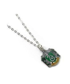 Harry Potter Collar con Colgante Slytherin (bañado en plata)