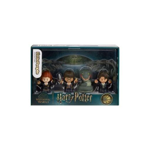 Harry Potter Pack de 4 Minifiguras Fisher-Price Little People Collector Cámara Secreta 6 cm