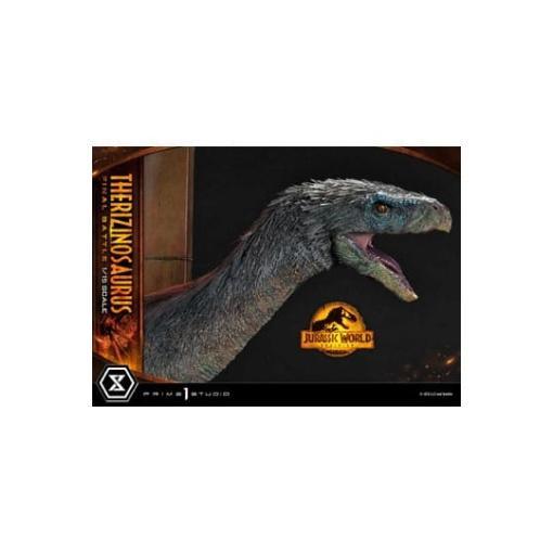 Jurassic World: Dominion Estatua Legacy Museum Collection 1/15 Therizinosaurus Final Battle Bonus Version 55 cm