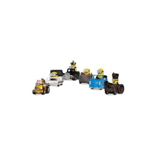 Minions Vehículos de cuerda con Figuras Zoom Hero Surtido (12)