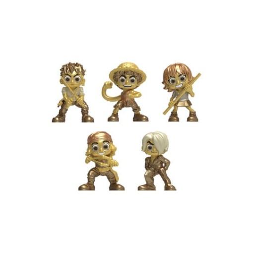 One Piece Figura Set Gold 6 cm