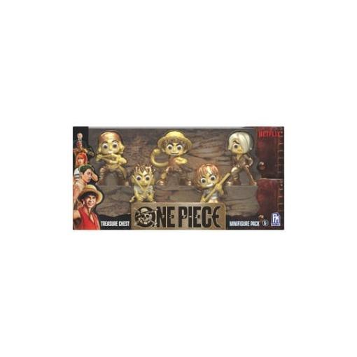 One Piece Figura Set Gold 6 cm