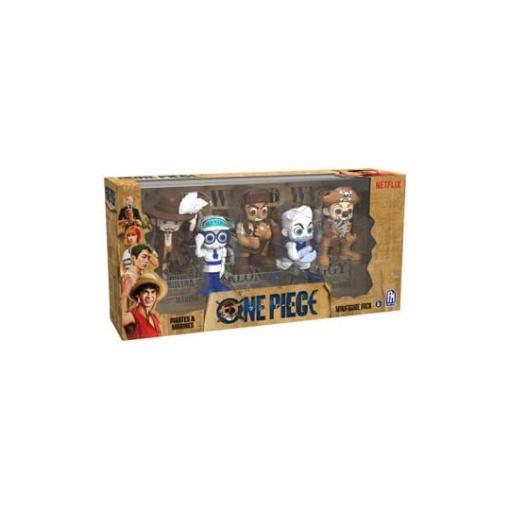 One Piece Figura Set Prates & Marines 6 cm