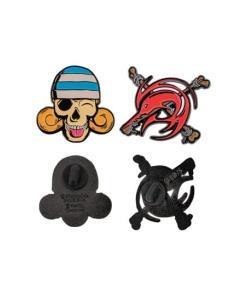 One Piece Pack 2 Pin Chapas Nami & Arlong