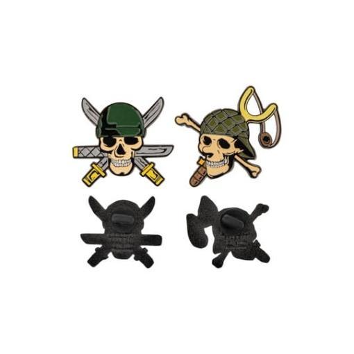 One Piece Pack 2 Pin Chapas Zoro & Usopp