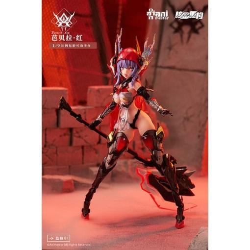 Original Character Maqueta Plastic Model Kit Alloy Articulated Assemblable Model Thunderbolt-Barbera Red 21 cm