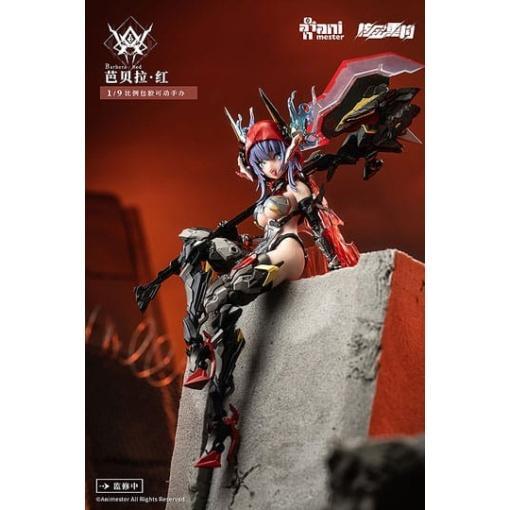 Original Character Maqueta Plastic Model Kit Alloy Articulated Assemblable Model Thunderbolt-Barbera Red 21 cm